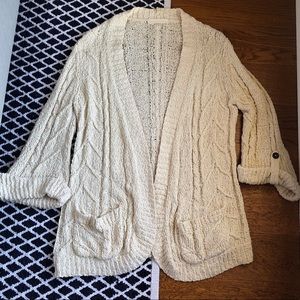 Lovestitch Chunky Knit Cardigan- 100% Cotton